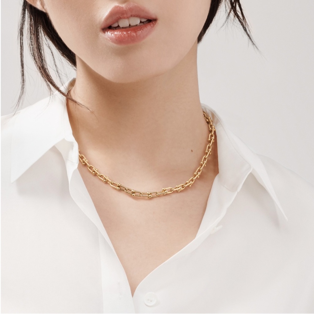 Tiffany HardWear Link Necklace in 18K yellow gold